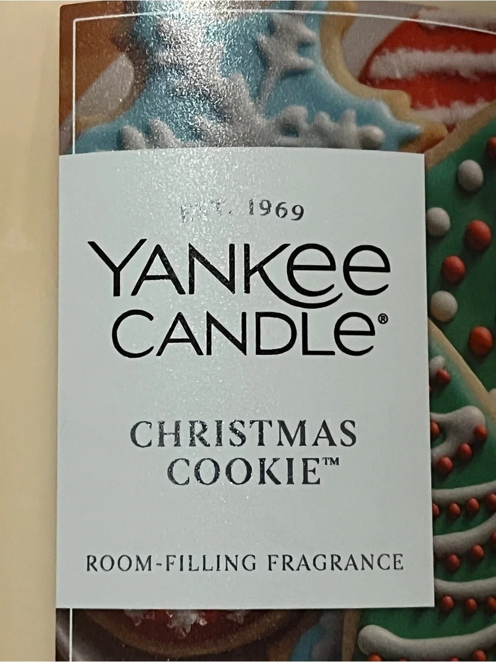 Yankee Candle Christmas Cookie 22 oz Large Jar Candle Holiday Scent